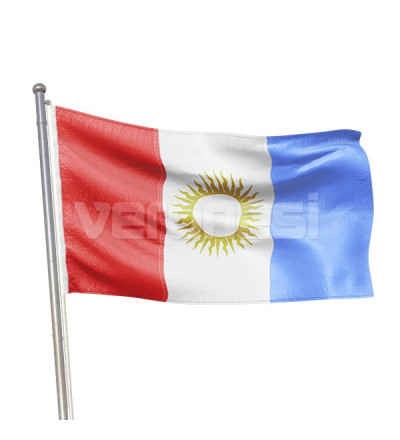 Bandera Flameo Cba. Con Sol 90x150