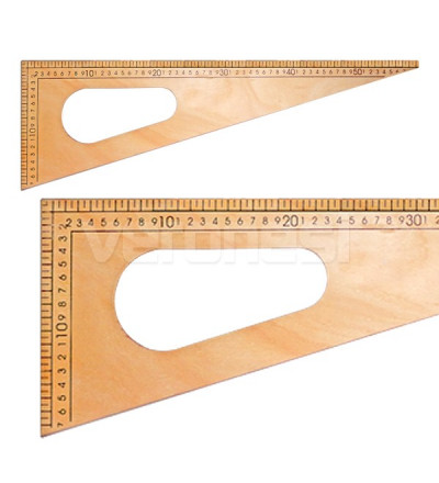 Escuadra 62x60x17 Madera Sin Lustrar