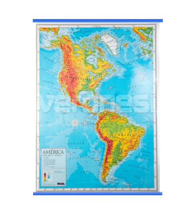 Mapa Fis./pol. America