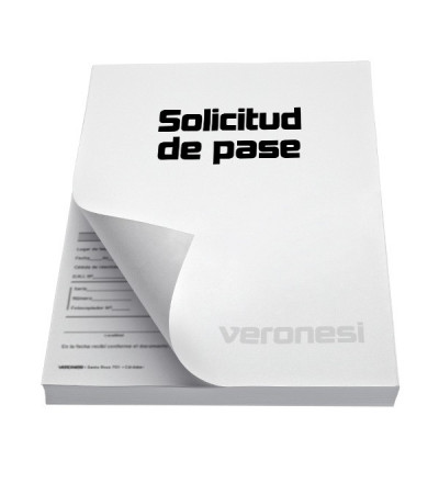 Solicitud Pase/tramite F.864 X 50