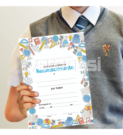 Diploma Reconocimiento Dibujos