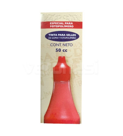 Tinta P/sellos Rojo