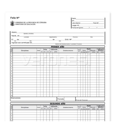 Libro Matriz 3 Años Adulto