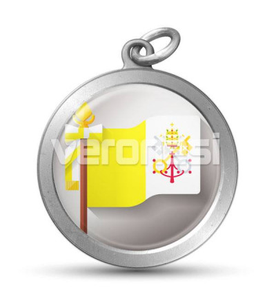 Medalla Resinada Papal 32 Mm
