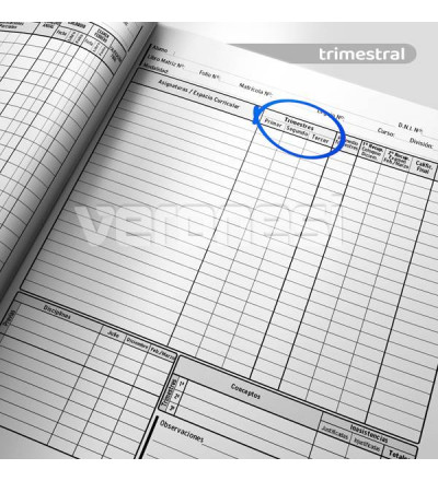 Registro Anual Trim. S/materias