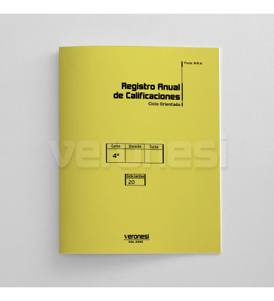 Registro Anual Etapa CO 4 to. Año