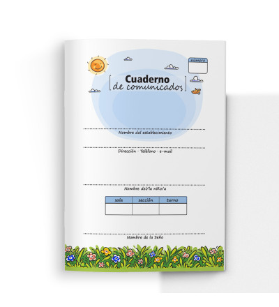 Cuaderno Comunicados NIVEL INICIAL